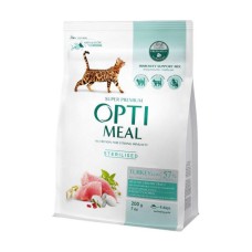 Optimeal Sterilised Turkey для стерилізованих кішок з індичкою 200 г
