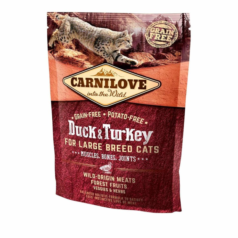 Carnilove Duck Turkey Large Breed для кішок великих порід з качкою та індичкою 400 г