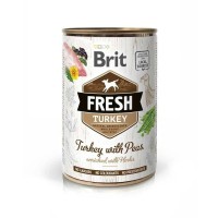 Brit Fresh Turkey Peas з індичкою та горошком 400 г