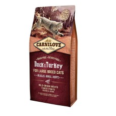 Carnilove Duck Turkey Large Breed для кішок великих порід з качкою та індичкою 2 кг