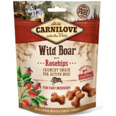 Ласощі для собак Carnilove Dog Crunchy Snack, дикий кабан та шипшина 200 г (100407)