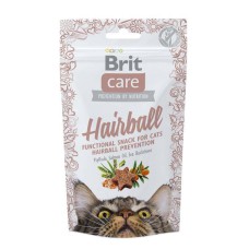Brit Care Hairball Ласощі для виведення вовни зі шлунка котів 50 г