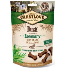 Ласощі для собак Carnilove DogSemi Moist, качка та розмарин 200 г (111373)