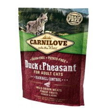 Carnilove Duck Pheasant Hairball Control для котів з качкою та фазаном 400 г