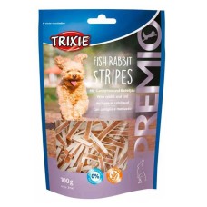 Ласощі для собак Trixie Premio Fish Rabbit Stripes, з кроликом та тріскою 100 г (31547)