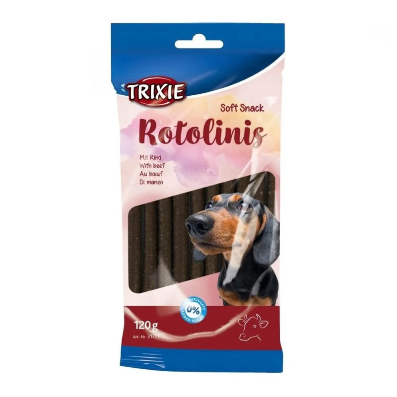 Ласощі для собак Trixie Rotolinis, з яловичиною 120 г (31771)