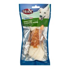 Ласощі для собак Trixie Кістка для чищення зубів Denta Fun з куркою, 18 см, 1 шт., 120 г (31324_1шт)