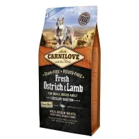 Carnilove Small Breed Ostrich Lamb для собак з м'ясом страуса та ягням 6 кг
